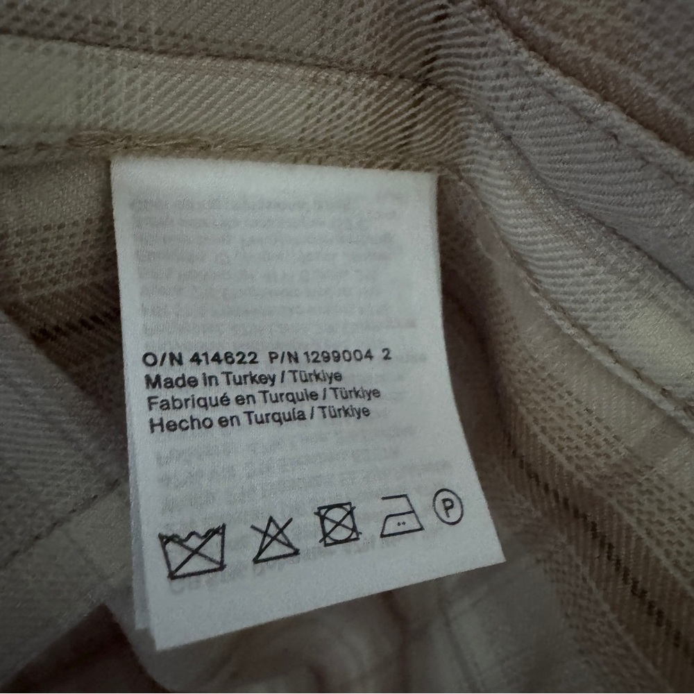 New Cos Checked Flannel Button Down Long Sleeve S… - image 5